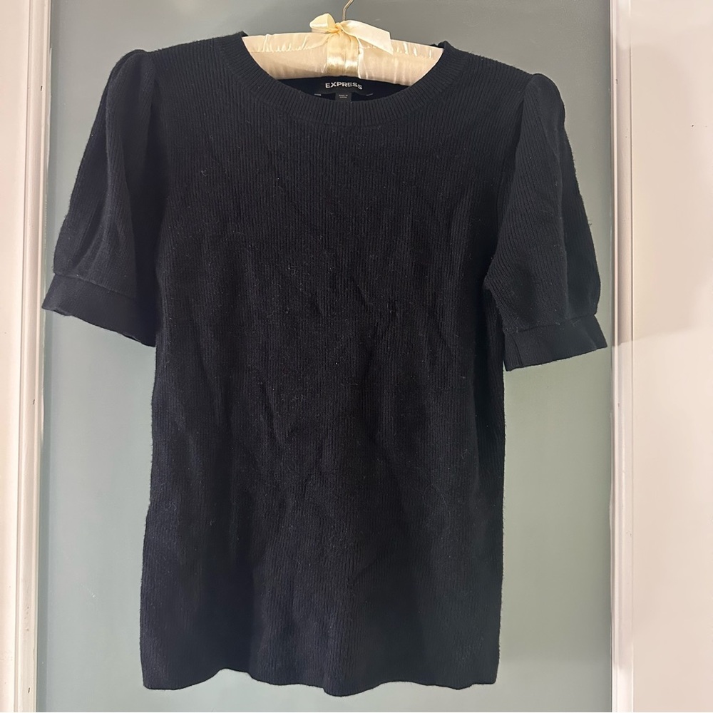 Express Black short sleeve sweater Women's M